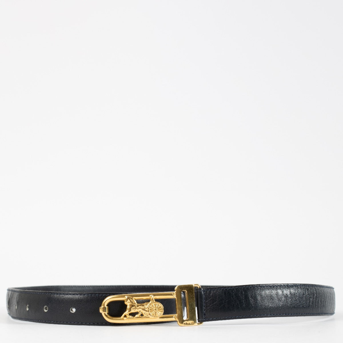 Celine Zwarte Leren Riem