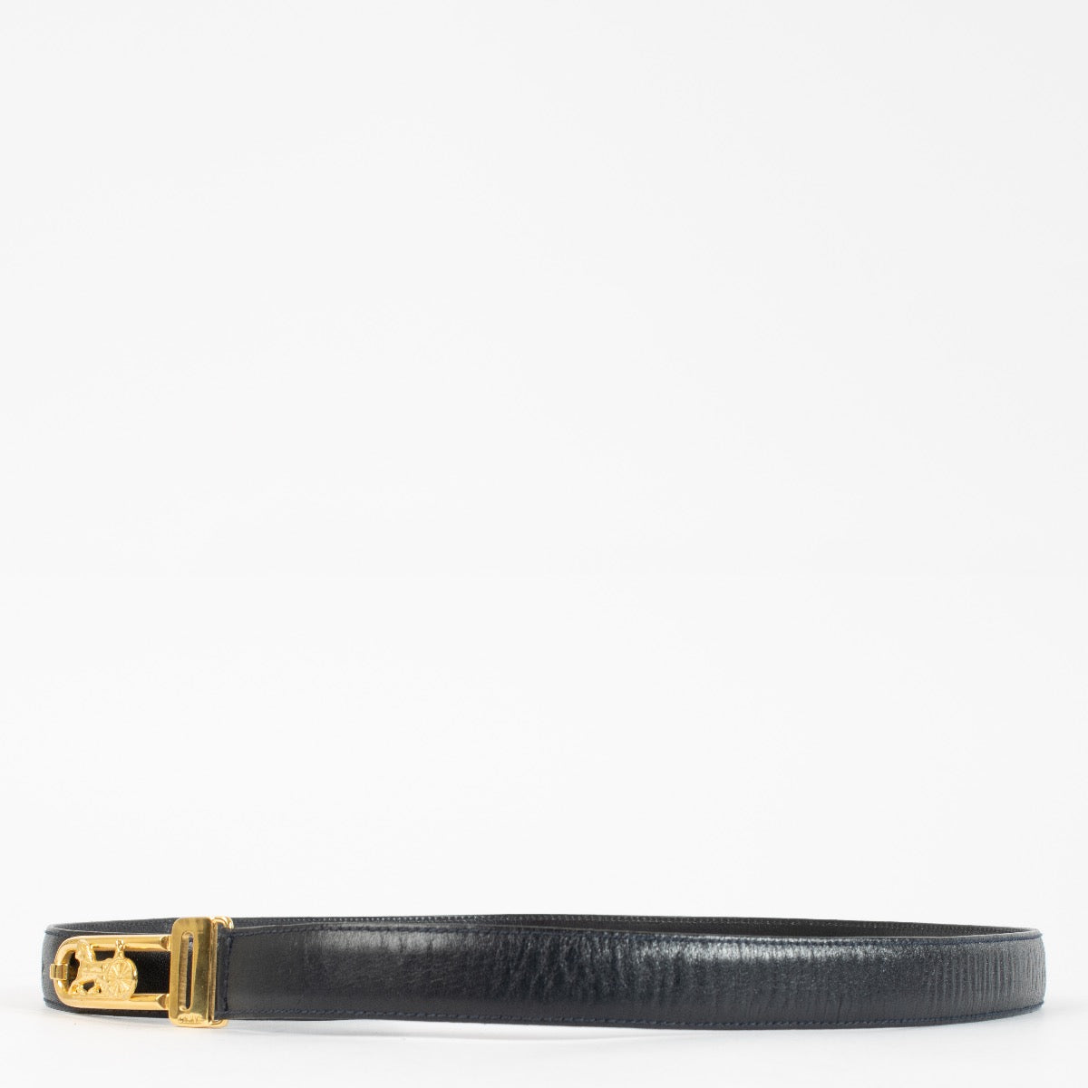 Celine Zwarte Leren Riem
