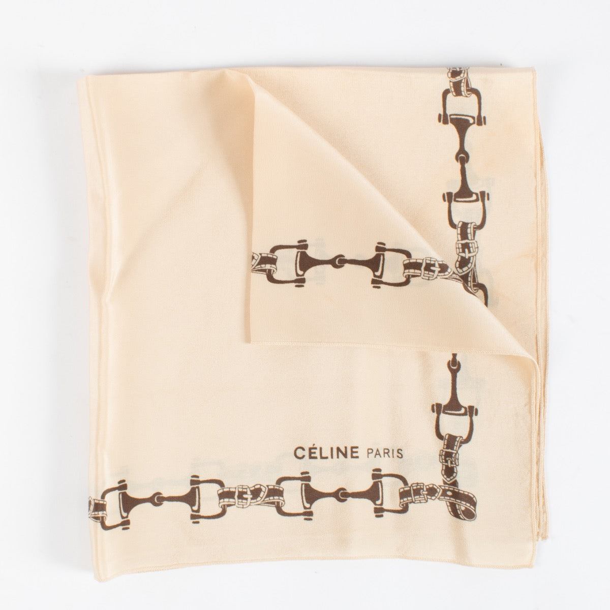 authentic preloved Celine Beige Scarf on Labellov.com