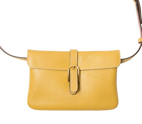 Delvaux Ochre Hip Bag