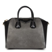 Authentieke Tweedehands Givenchy Medium Antigona Bicolor Bag juiste prijs veilig online shoppen luxe merken webshop winkelen Antwerpen België mode fashion