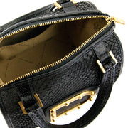 Delvaux Le Astrid Mini Black Python Evening Bag now for sale at labellov vintage fashion webshop belgium