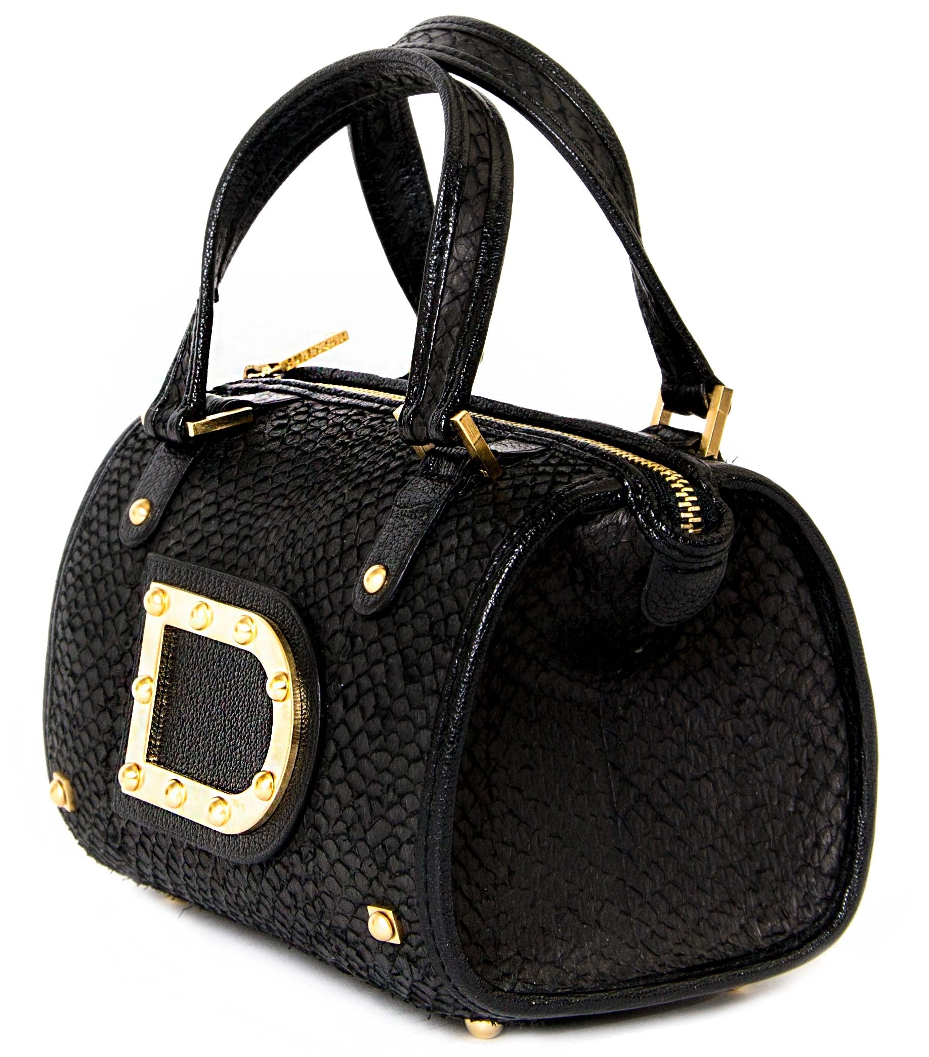 Delvaux Le Astrid Mini Black Python Evening Bag now for sale at labellov vintage fashion webshop belgium