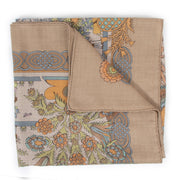 Shop safe online at Labellov in Antwerp this 100% authentic second hand Hermès Beige Découpages Cashmere and Silk Scarf