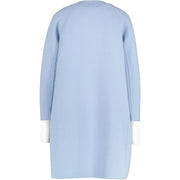 Max Mara The Cube Blue Padded Wool Coat