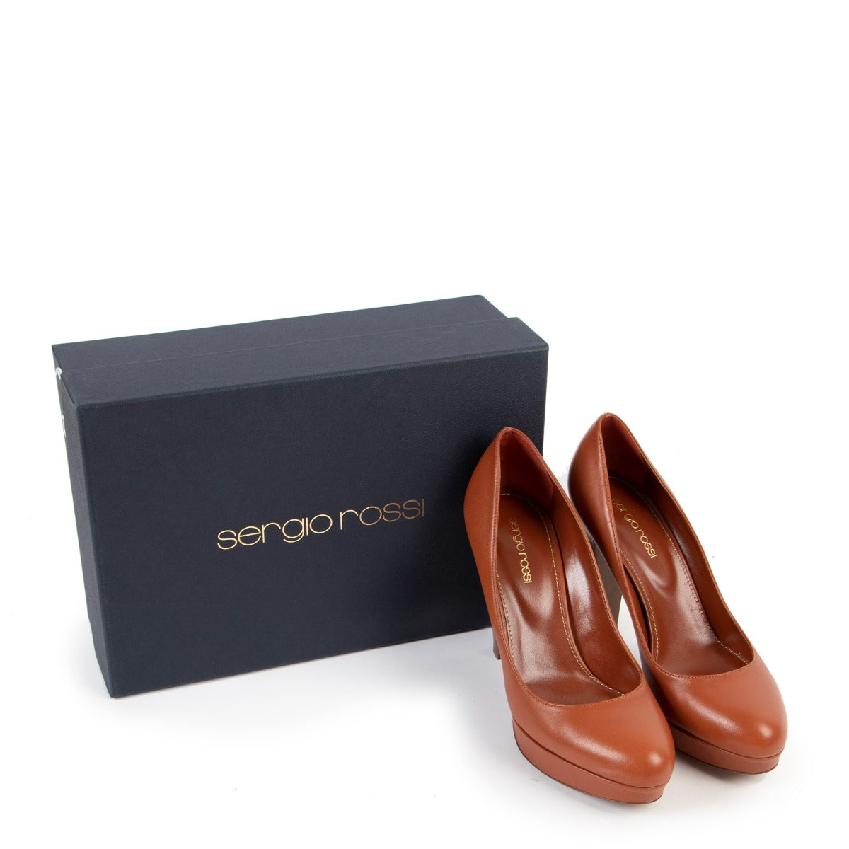 Sergio Rossi pumps, Cognac Sergio Rossi pumps, Cognac pumps, Pumps, Sergio Rossi pumps in very good condition.