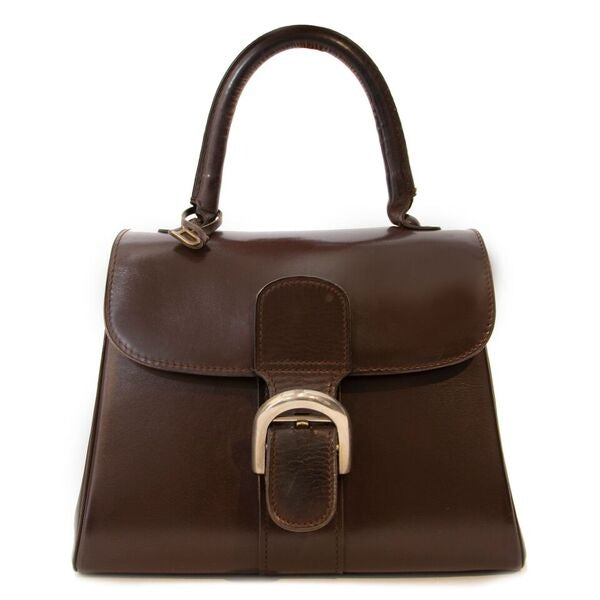 Delvaux Vintage Brown Boxcalf Brillant PM.