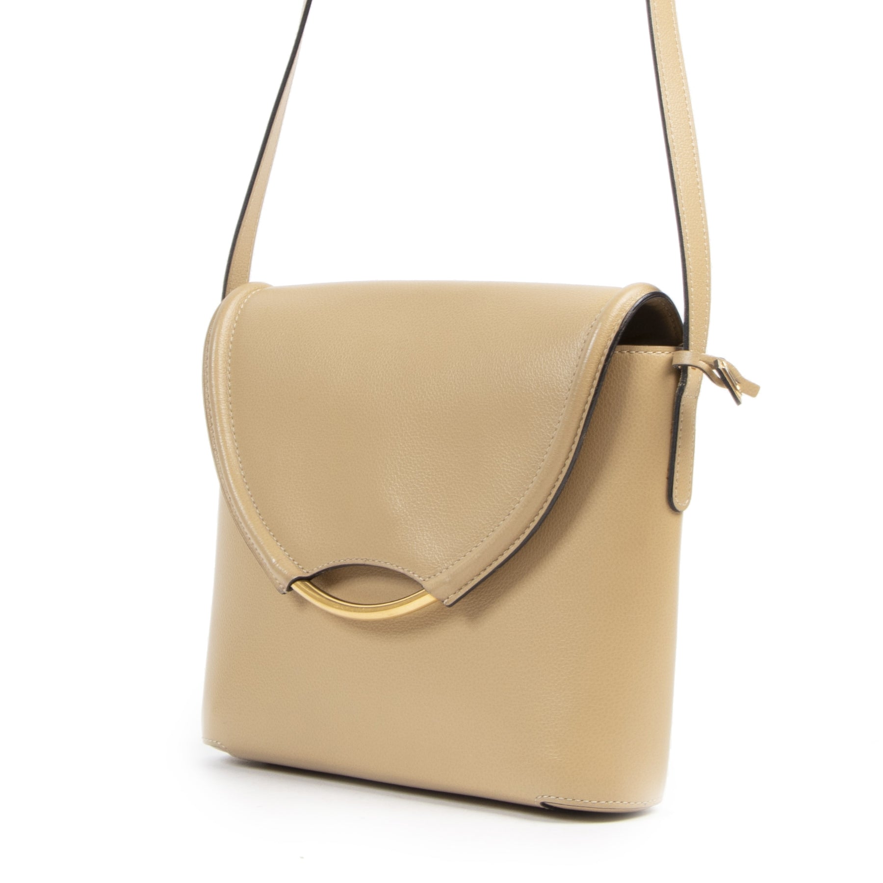 Delvaux Beige Eclaire Crossbody Bag