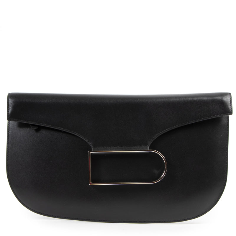 Delvaux Black Double Je Clutch for the best price at Labellov secondhand luxury