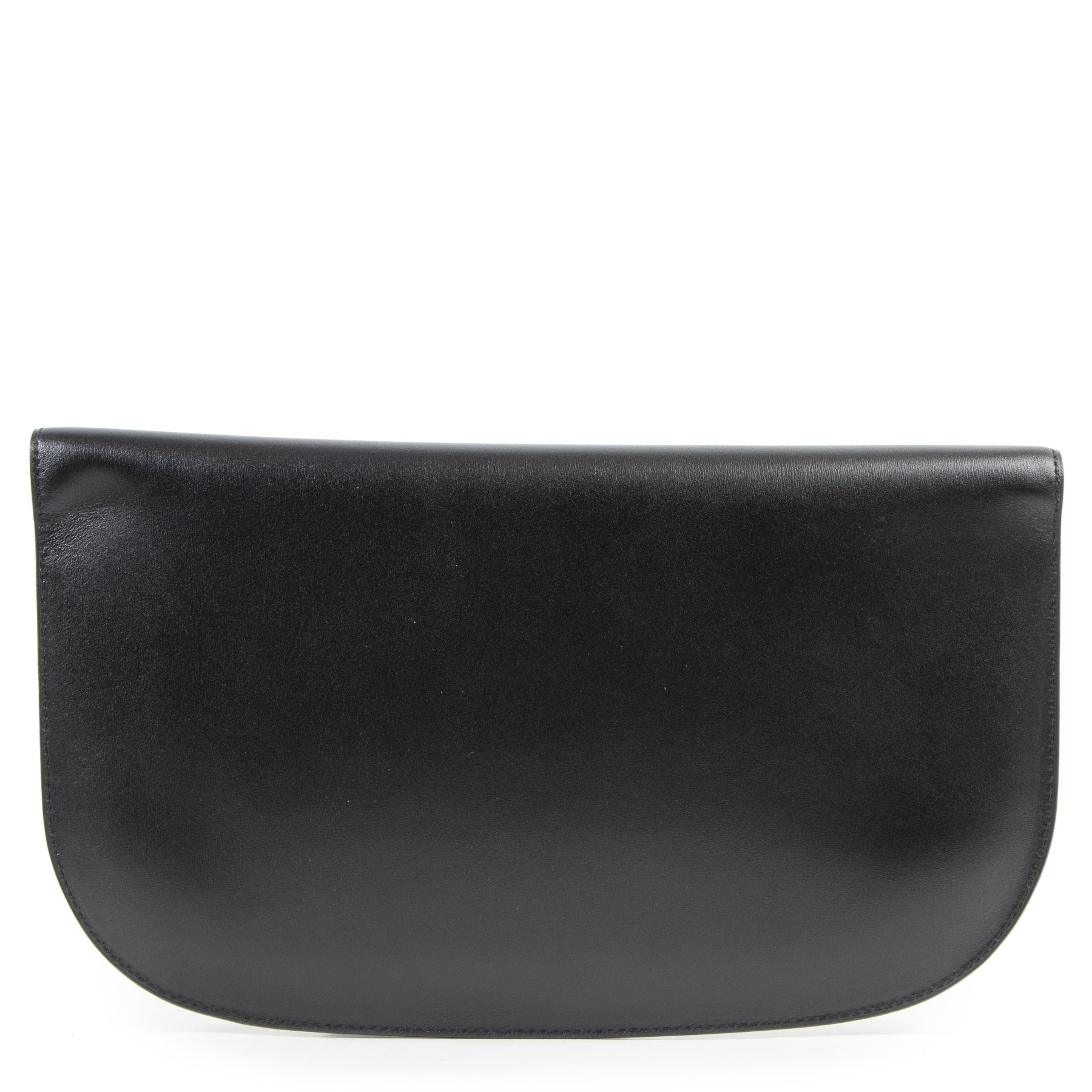 Delvaux Black Double Je Clutch for sale online at Labellov secondhand luxury in Antwerp webshop and store