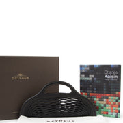 Authentic secondhand Delvaux Limited Edition Black Kaisin Basket Bag designer bags fashion luxury vintage webshop safe secure online shopping