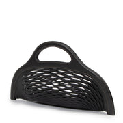 Authentieke Tweedehands Delvaux Limited Edition Black Kaisin Basket Bag juiste prijs veilig online shoppen luxe merken webshop winkelen Antwerpen België mode fashion