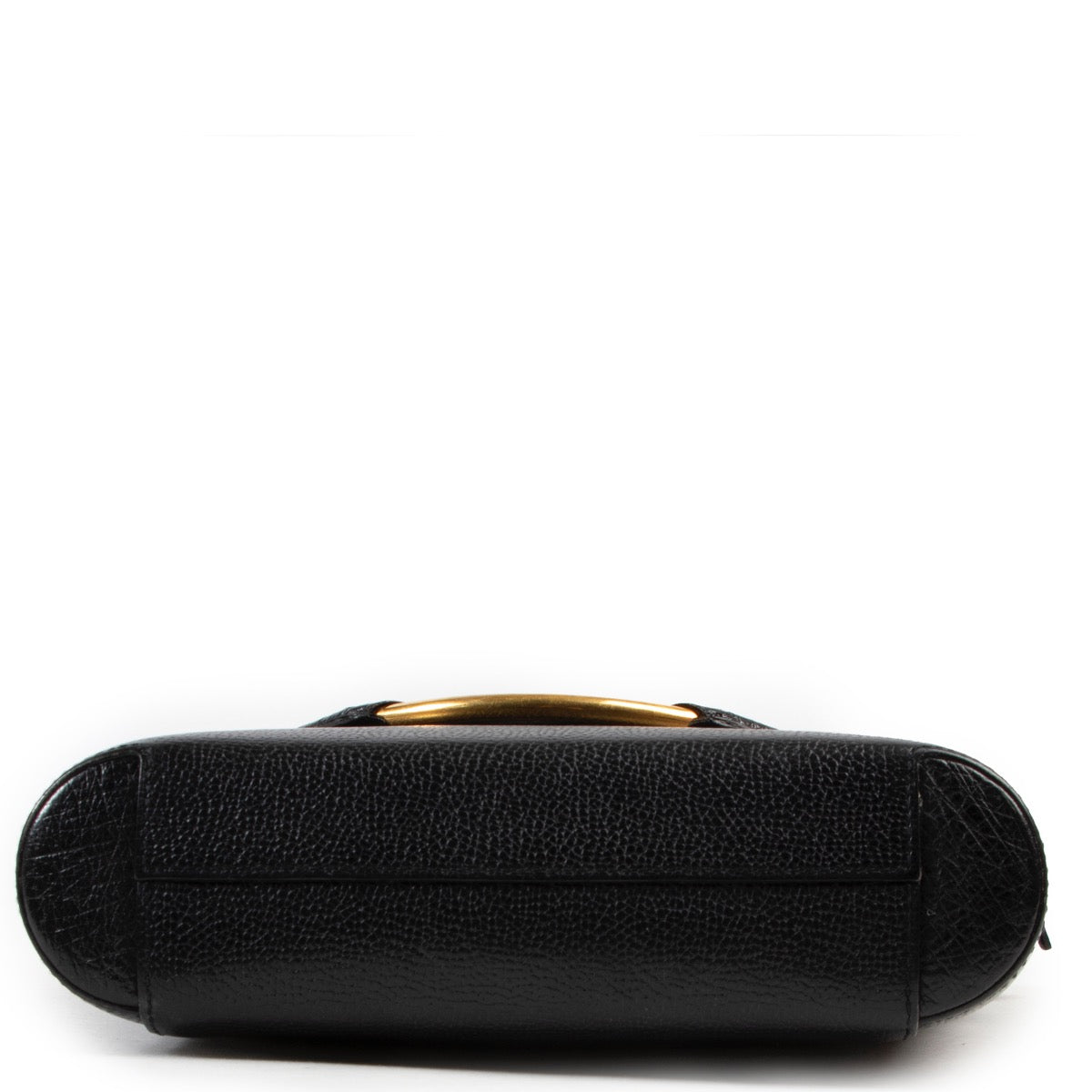 Shop online authentic second hand Delvaux Black Ostrich eclair Crossbody Bag at Labellov.com.