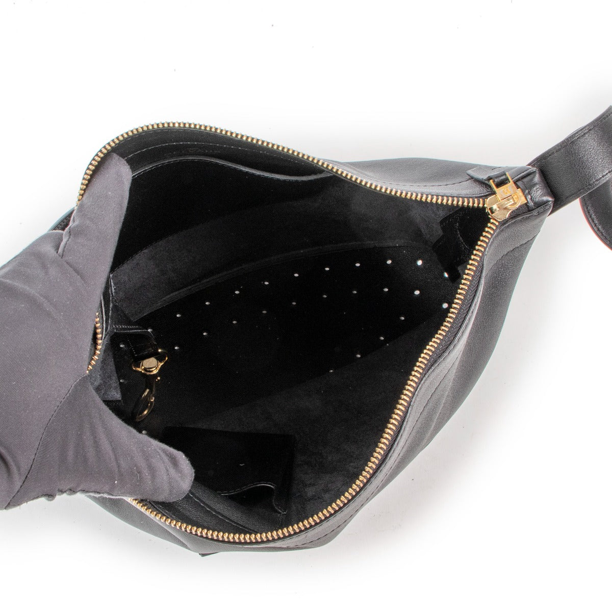 Delvaux Black Pin Baudrier Polo