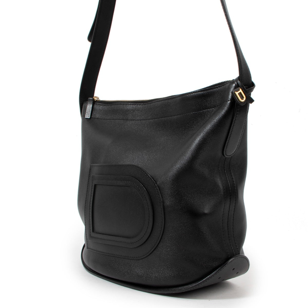 Delvaux Black Pin Baudrier Polo