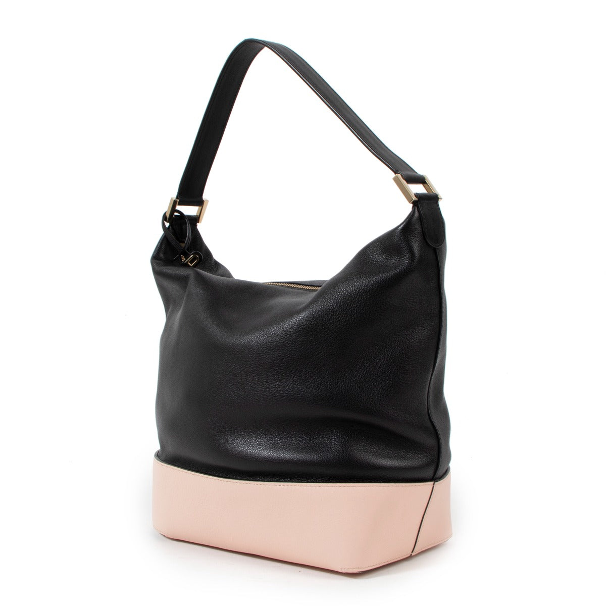Delvaux Every D Hobo Allure Bicolore Black/Nude