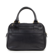 Authentic second-hand vintage Delvaux Blue Top Handle Bag buy online webshop LabelLOV