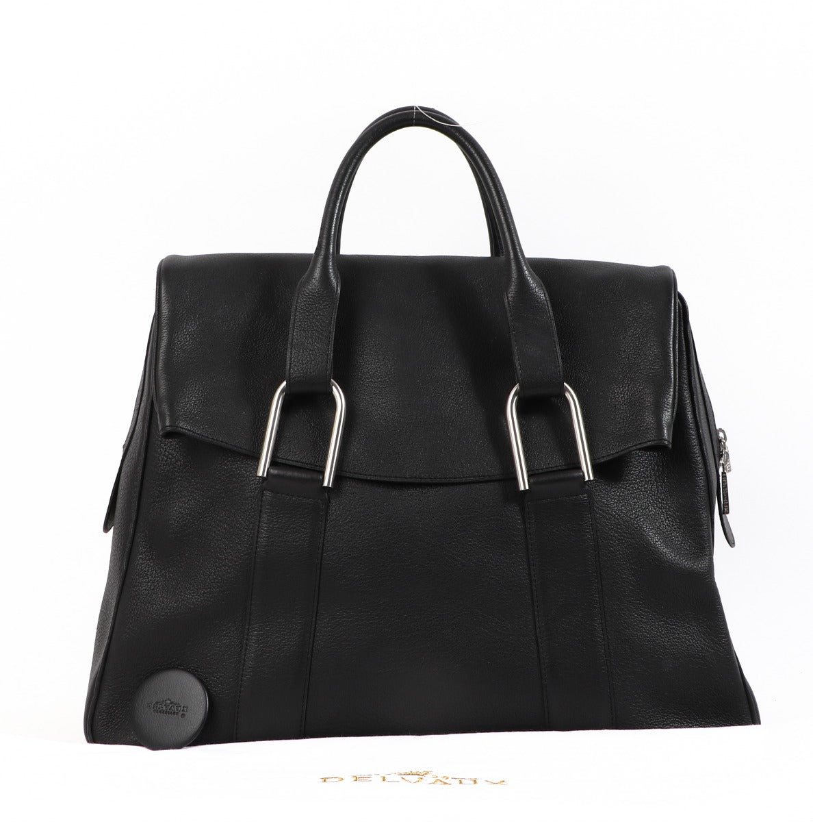 Delvaux Givry City Black Large Handbag