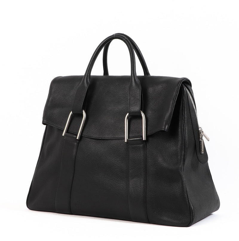 Delvaux Givry City Black Large Handbag