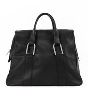 Delvaux Givry City Black Large Handbag