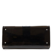 Authentic secondhand Delvaux Brillant Black Vinyl Limited Edition designer bags fashion luxury vintage webshop safe secure online shopping worldwide shipping