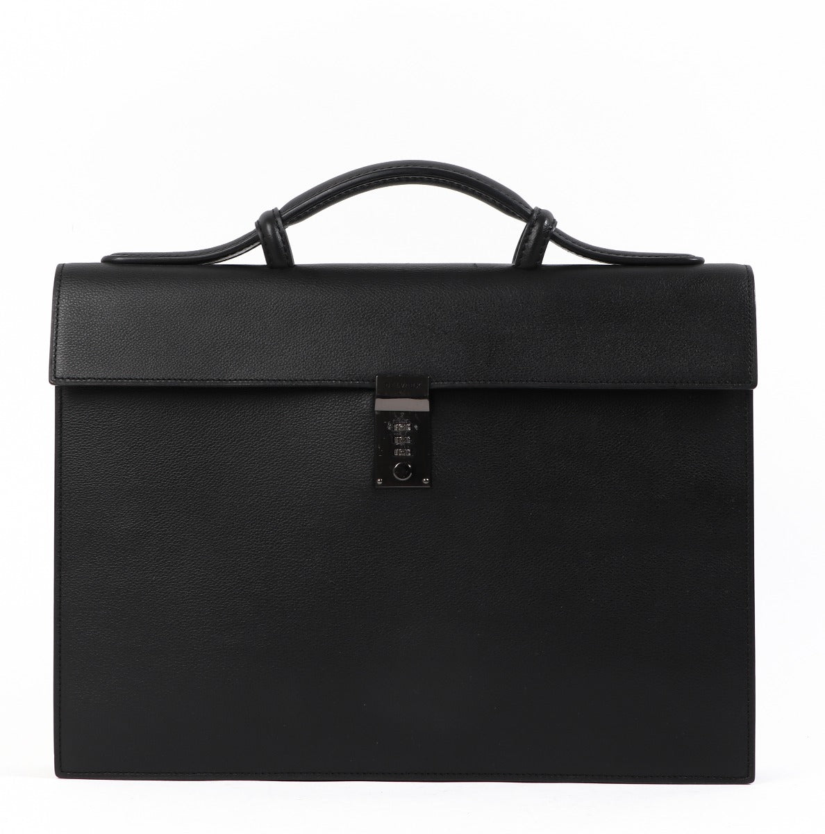 Delvaux Szekely 1992 Black Jumping Briefcase