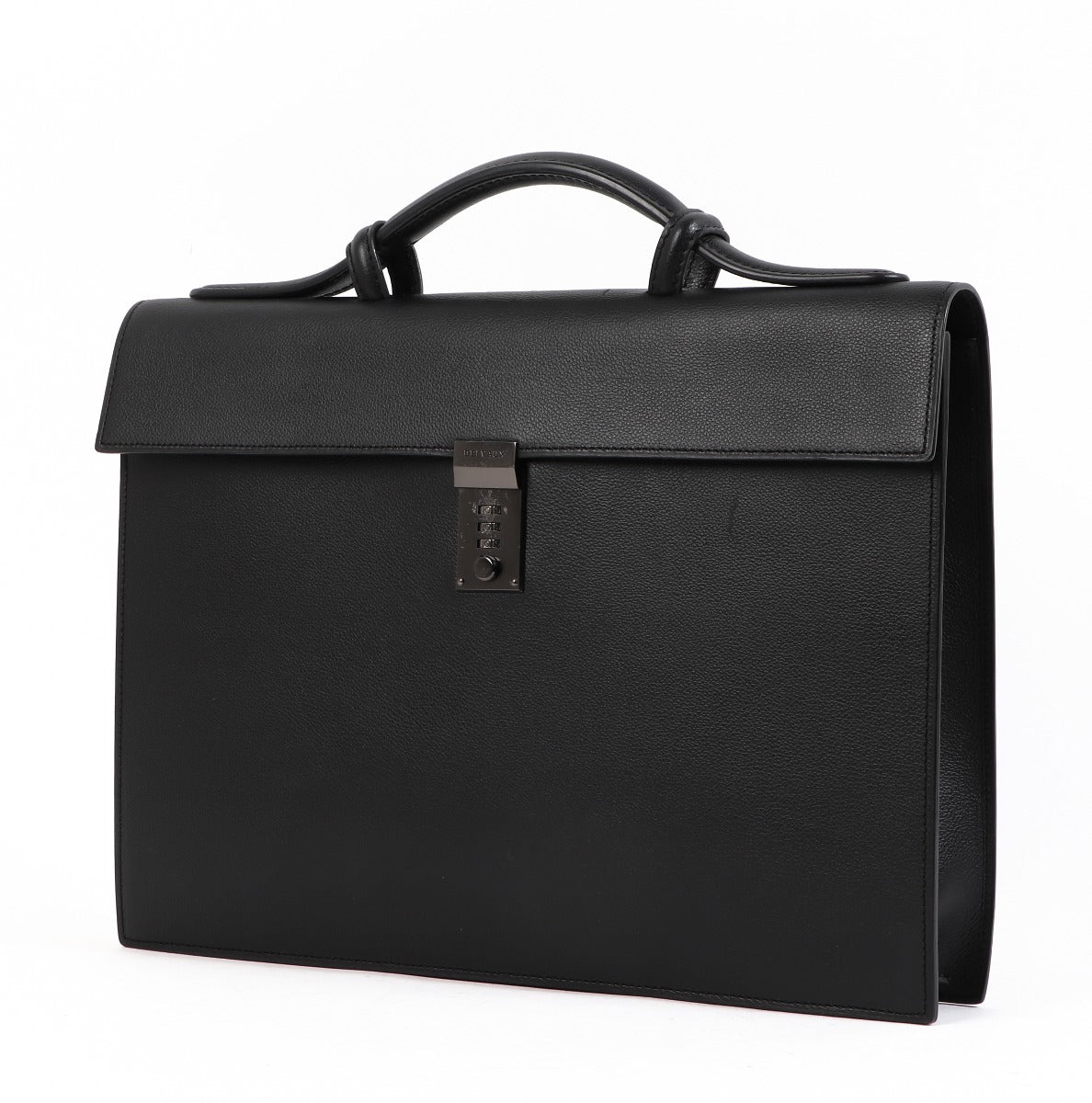 Delvaux Szekely 1992 Black Jumping Briefcase