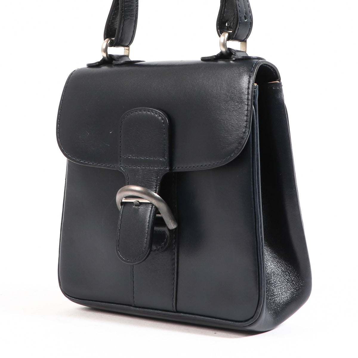 Delvaux Brillant XS Midnight Blue Box Calf