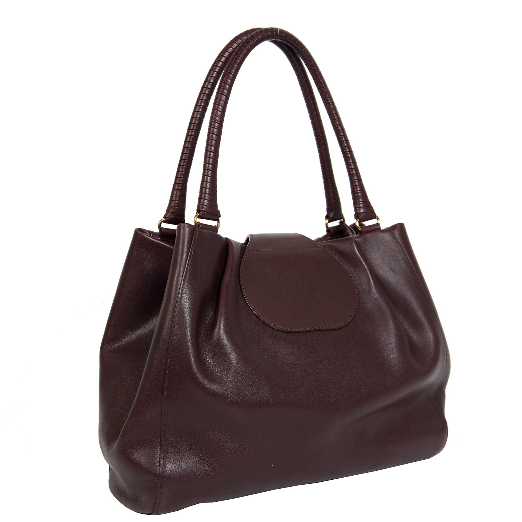 Sac shopping Delvaux Clair Obscur en cuir Pinot Sellier