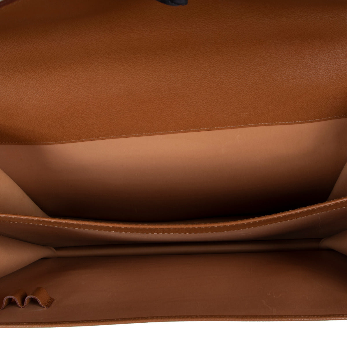 Delvaux Fauve Gekorreld Leren Caractère 2 Aktetas