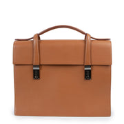 Delvaux Fauve Grained Leather Caractère 2 Briefcase