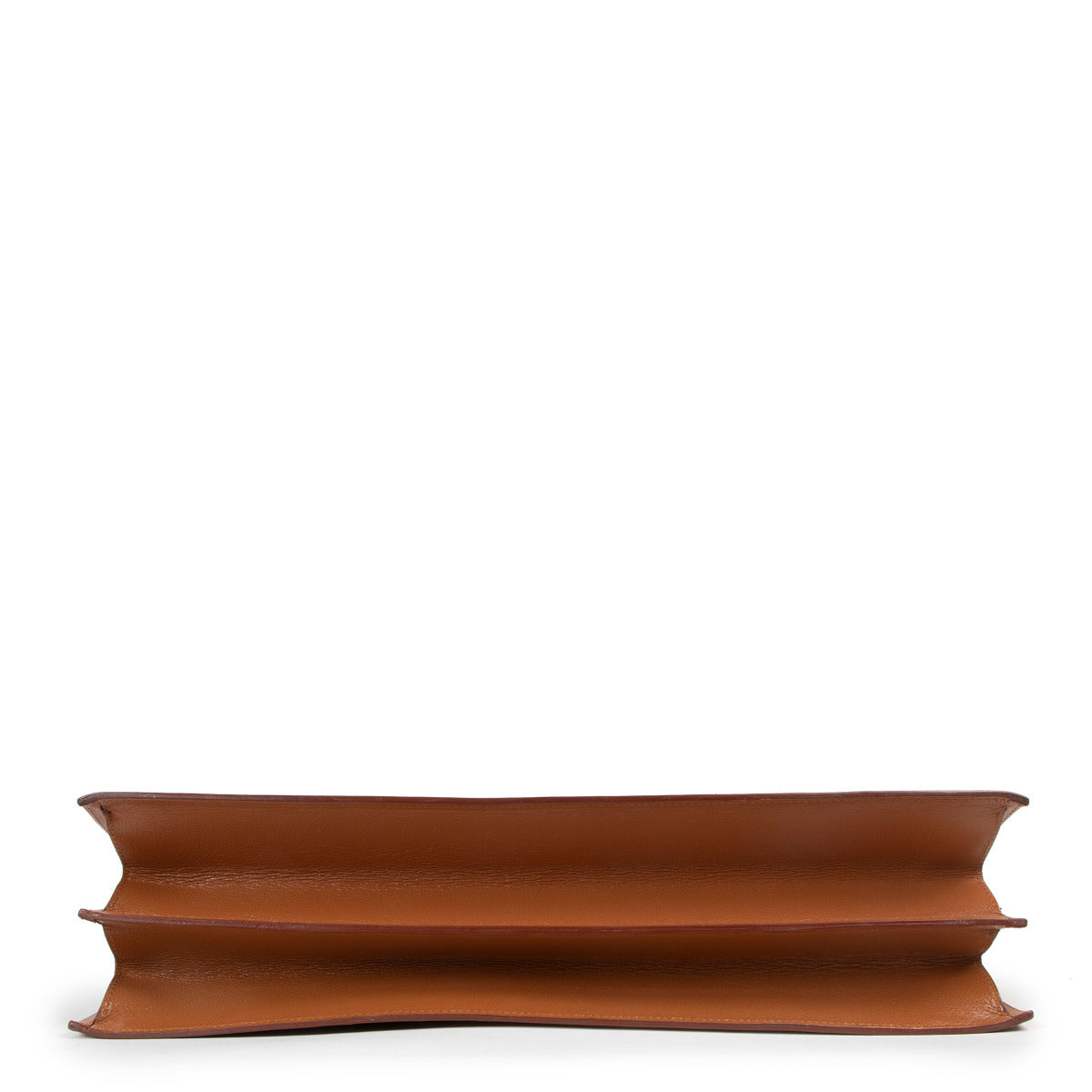 Delvaux Fauve Gekorreld Leren Caractère 2 Aktetas