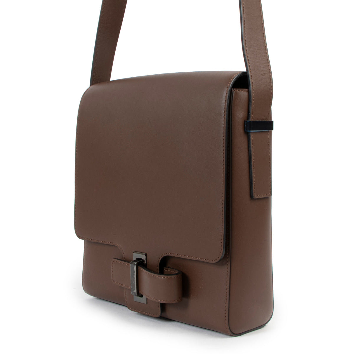 Delvaux Contemporain Reporter Pécari Allure Crossbody Bag