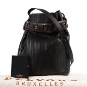 Achetez un authentique sac Delvaux brun toile de cuir Calicot d'occasion au juste prix.