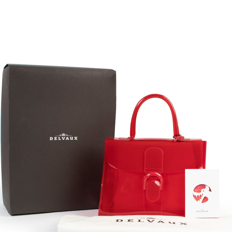Shop safe online authentic second hand Delvaux Le Chaperon Rouge Vinyl Brillant Bag. Buy online Delvaux Le Chaperon Rouge Vinyl Brillant Bag in a safe way. Shop Delvaux Le Chaperon Rouge Vinyl Brillant Bag online safely.
