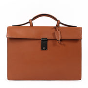 Delvaux Szekely 1992 Cognac Jumping Briefcase