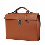 Delvaux Szekely 1992 Cognac Jumping Briefcase