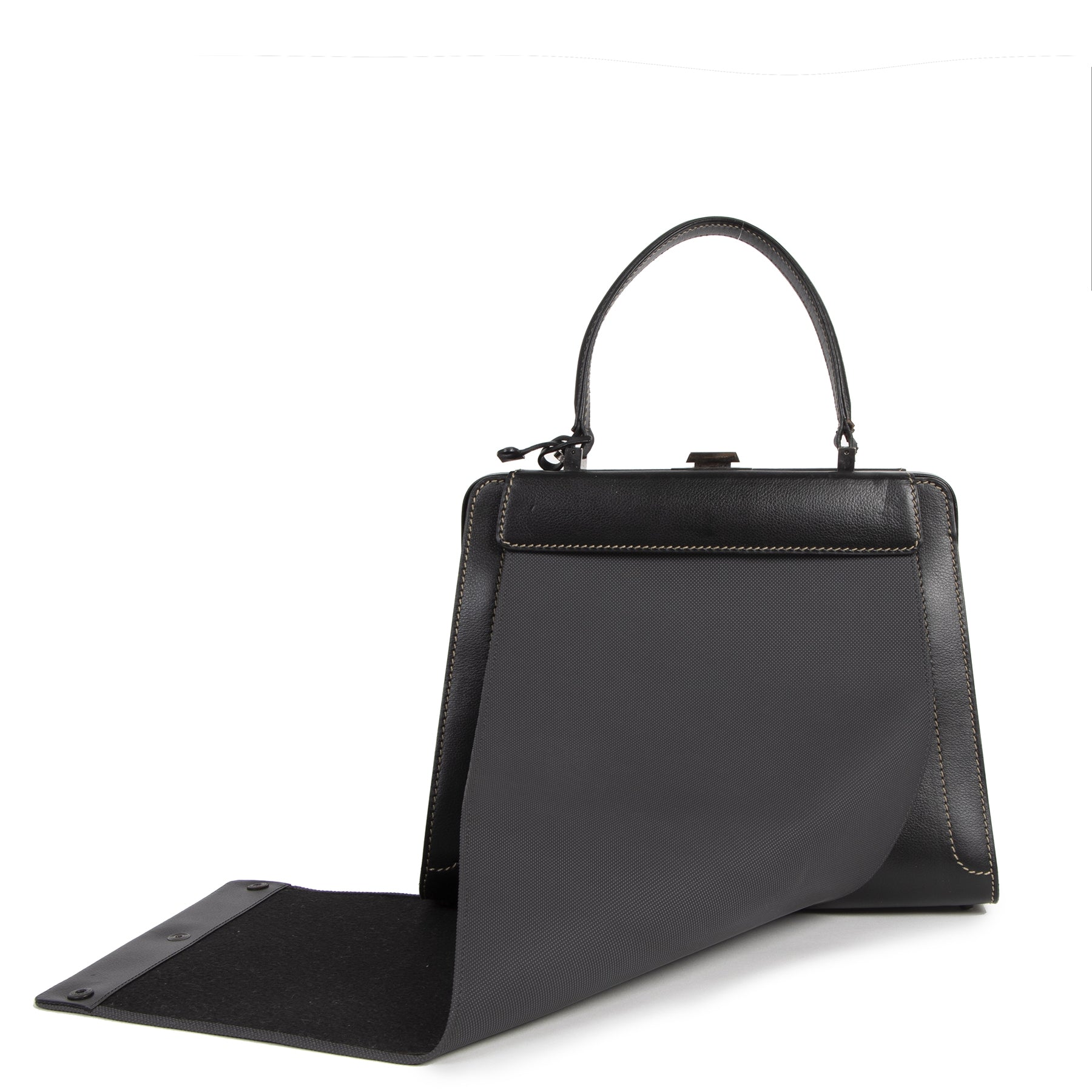 Authentic secondhand Delvaux Illusion Top Handle Bag designer bags designer brands luxury vintage webshop fashion safe secure online shopping