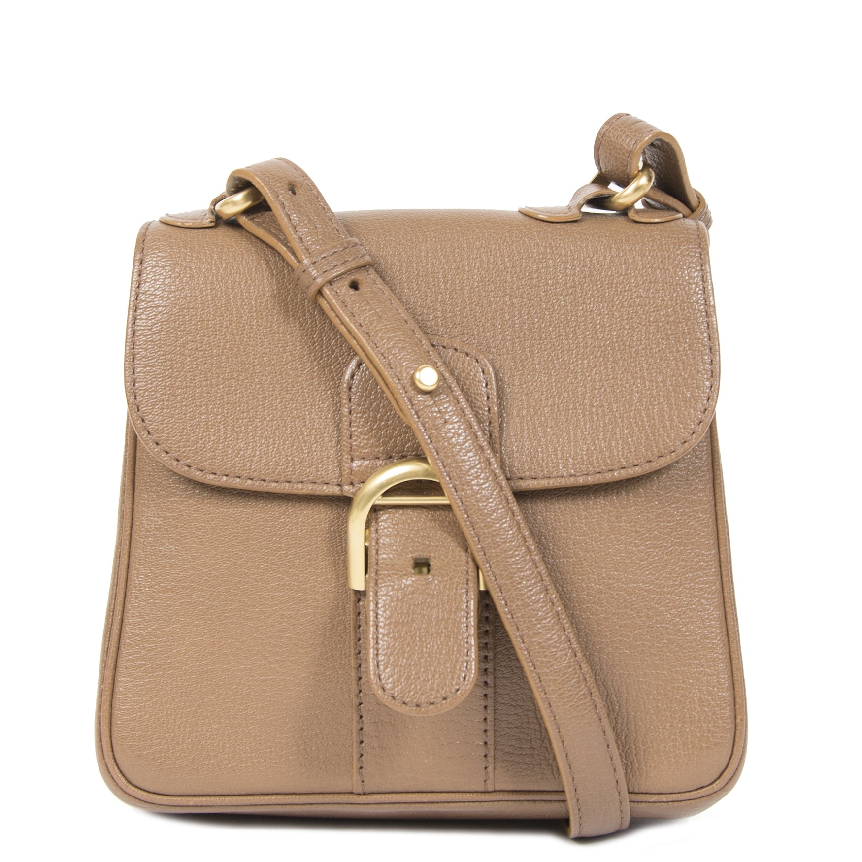 Delvaux Brillant XS Brown Crossbody Bag