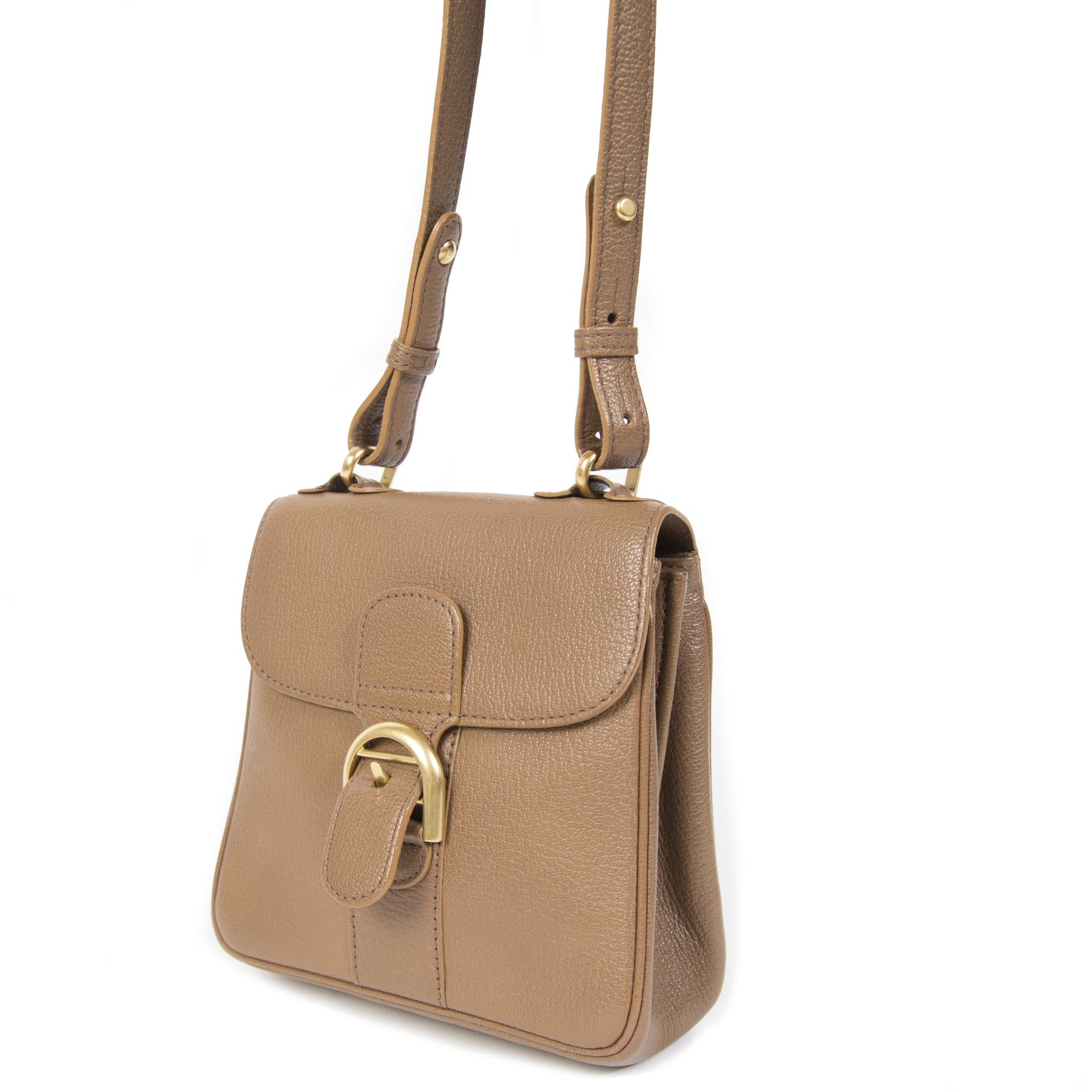 Delvaux Brillant XS Brown Crossbody Bag