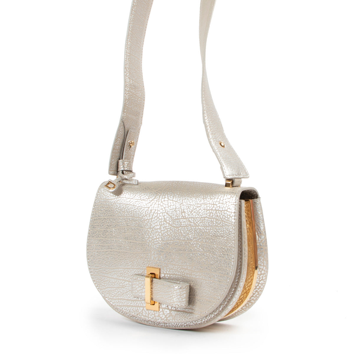 Delvaux Le Mutin Army Mini Crispy Calf Crossbody