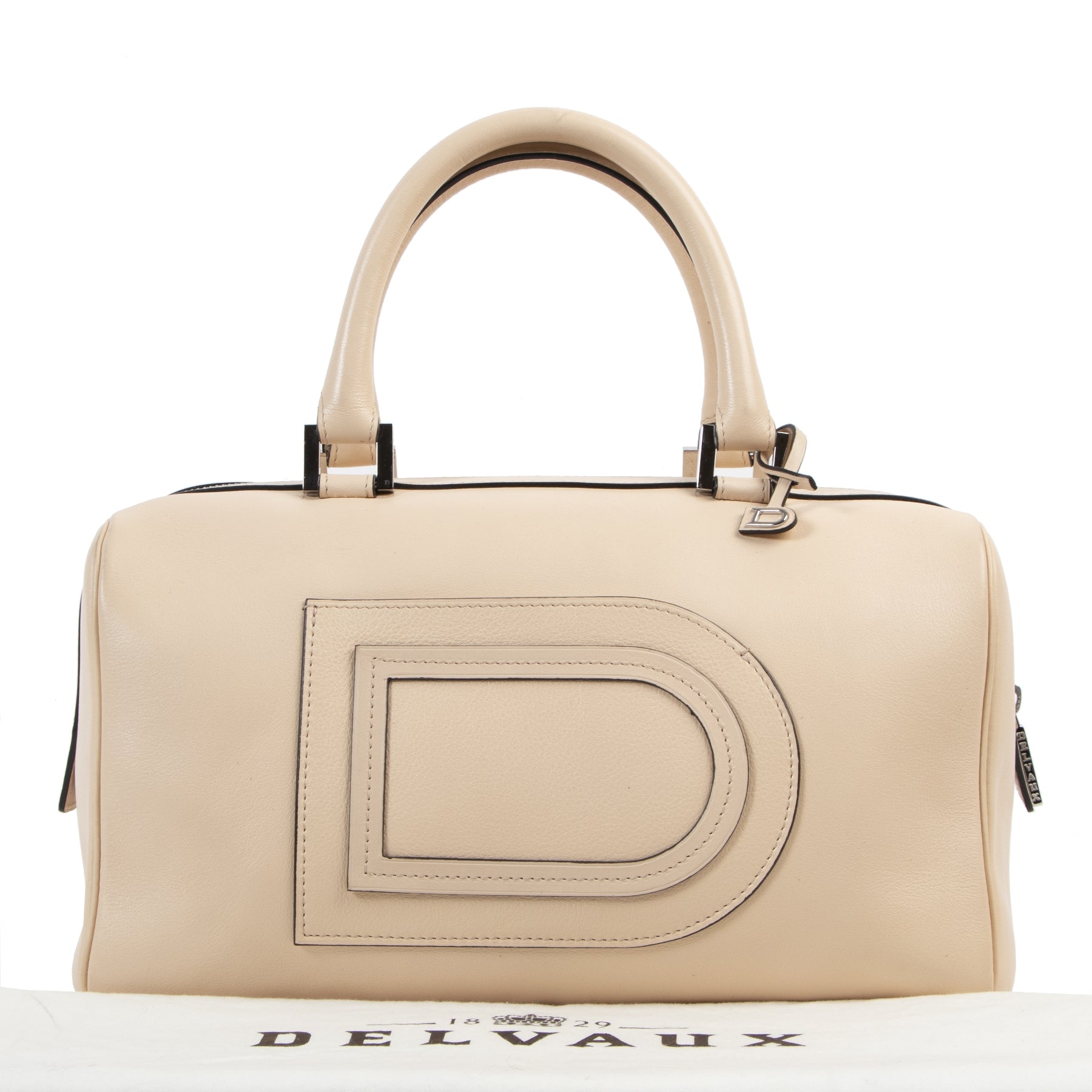 Delvaux Pink Louise Boston Bag