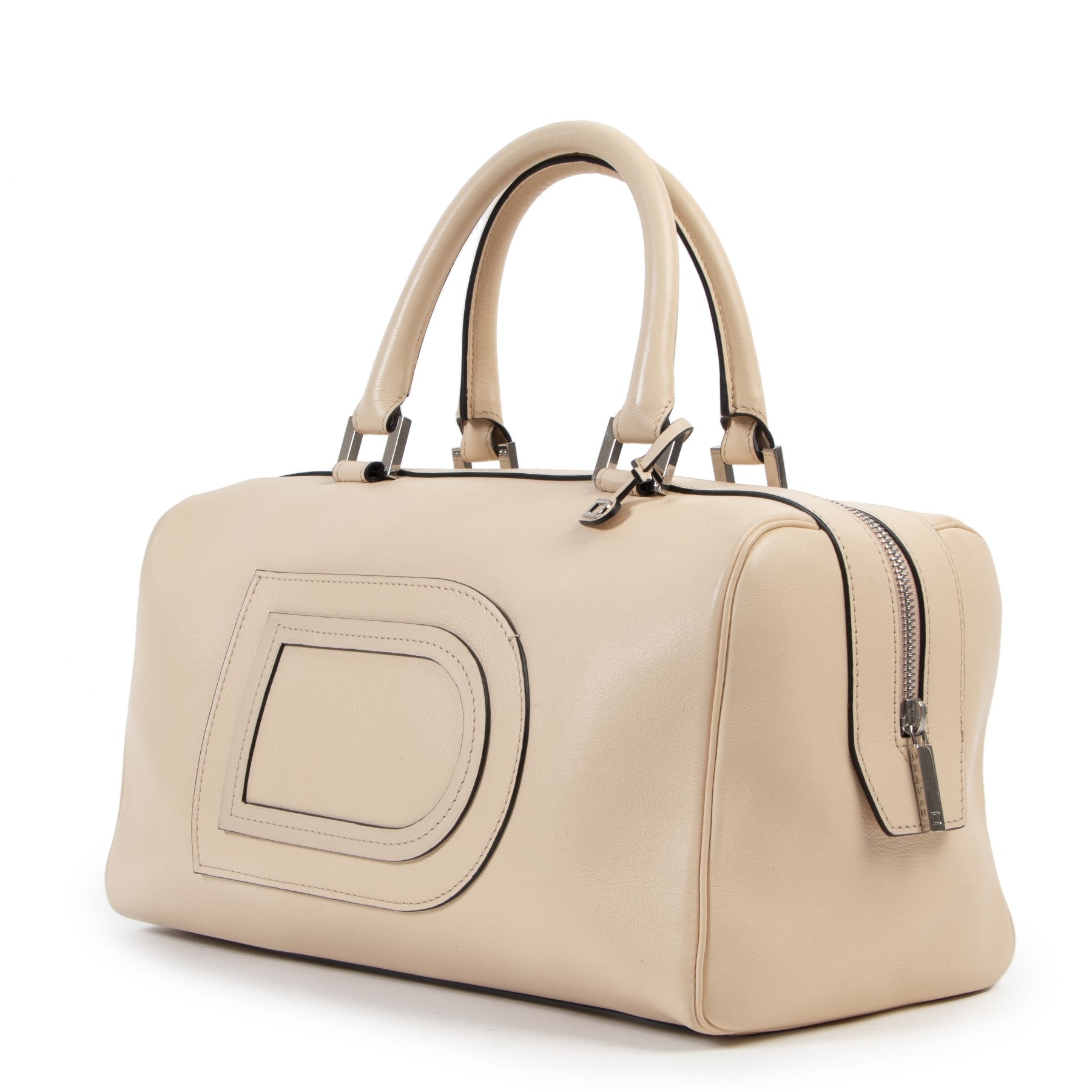 Delvaux Pink Louise Boston Bag