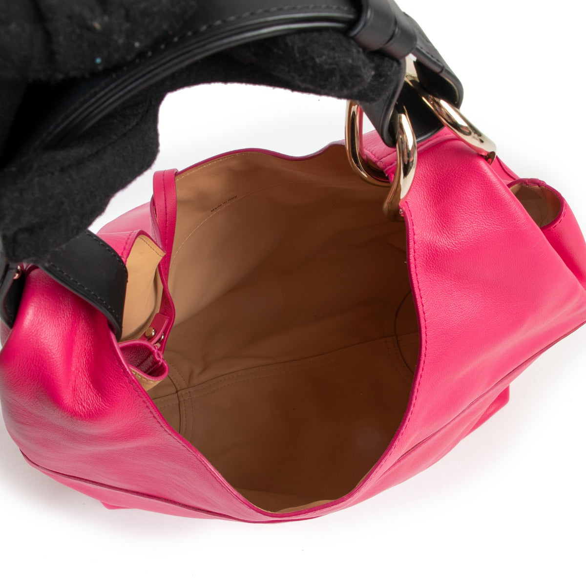 Buy an authentic second hand Delvaux Fuchsia Givry With Me Shoulder Bag in very good condition at Labellov