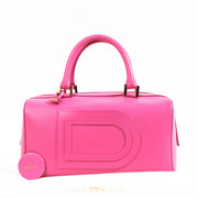 Delvaux Louise Boston Flamingo Allure Bag