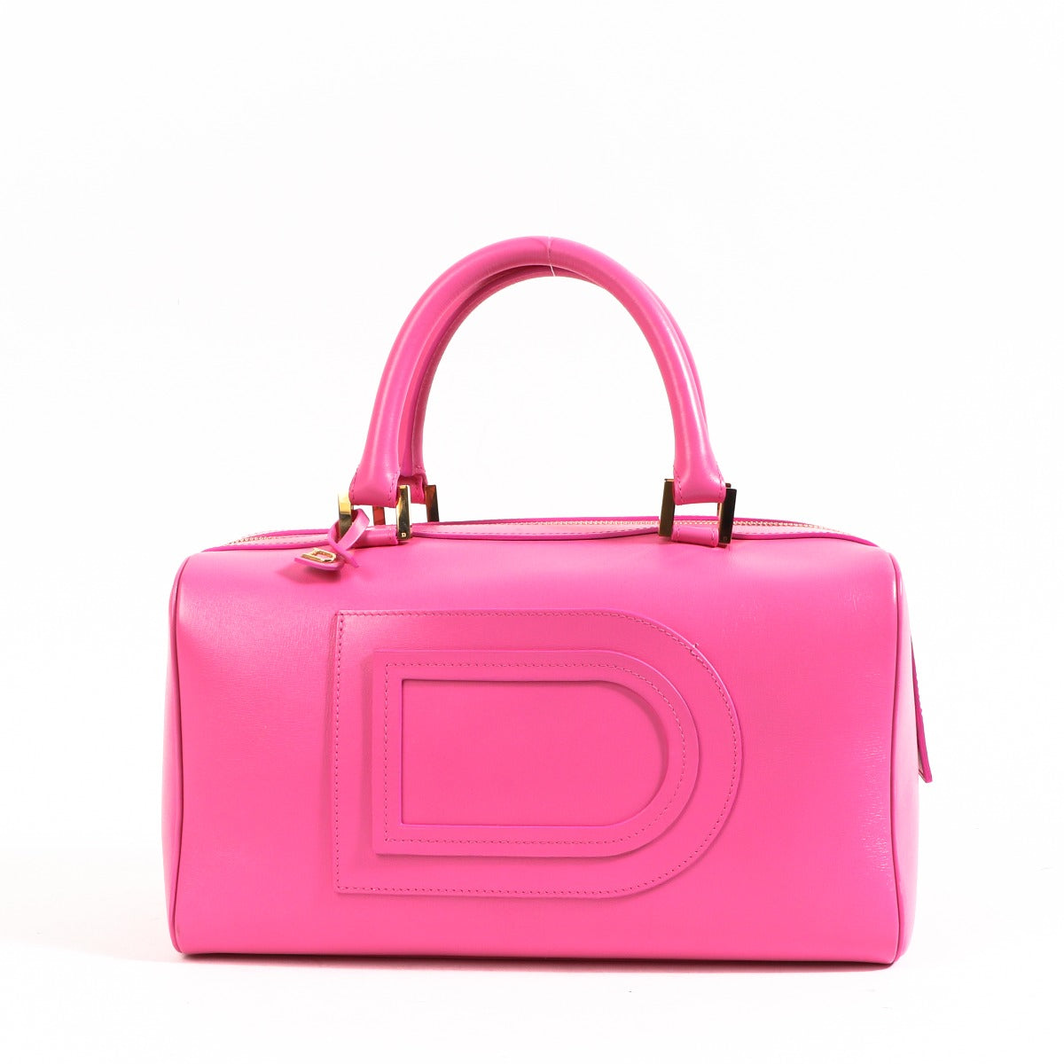 Delvaux Louise Boston Flamingo Allure Bag