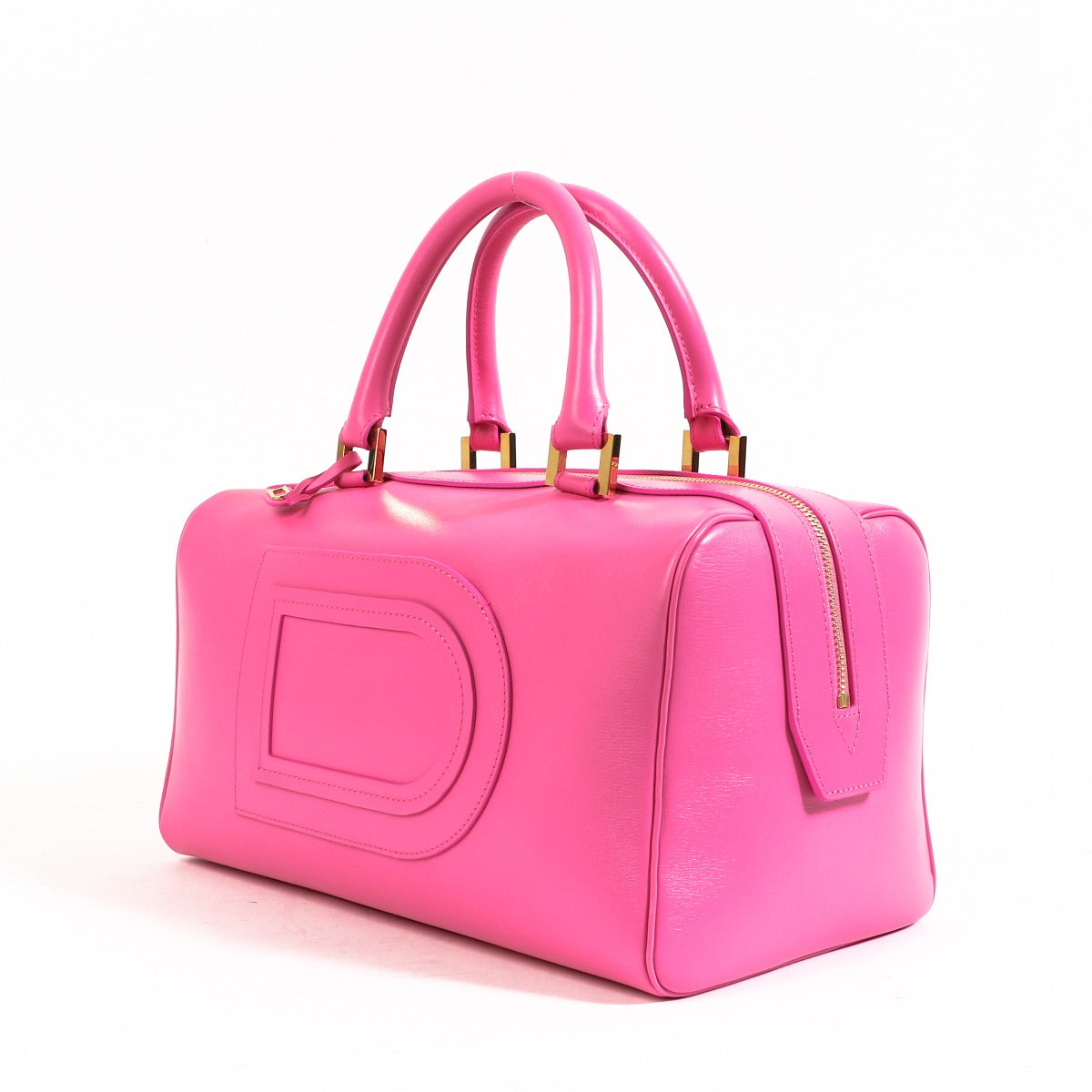 Delvaux Louise Boston Flamingo Allure Bag