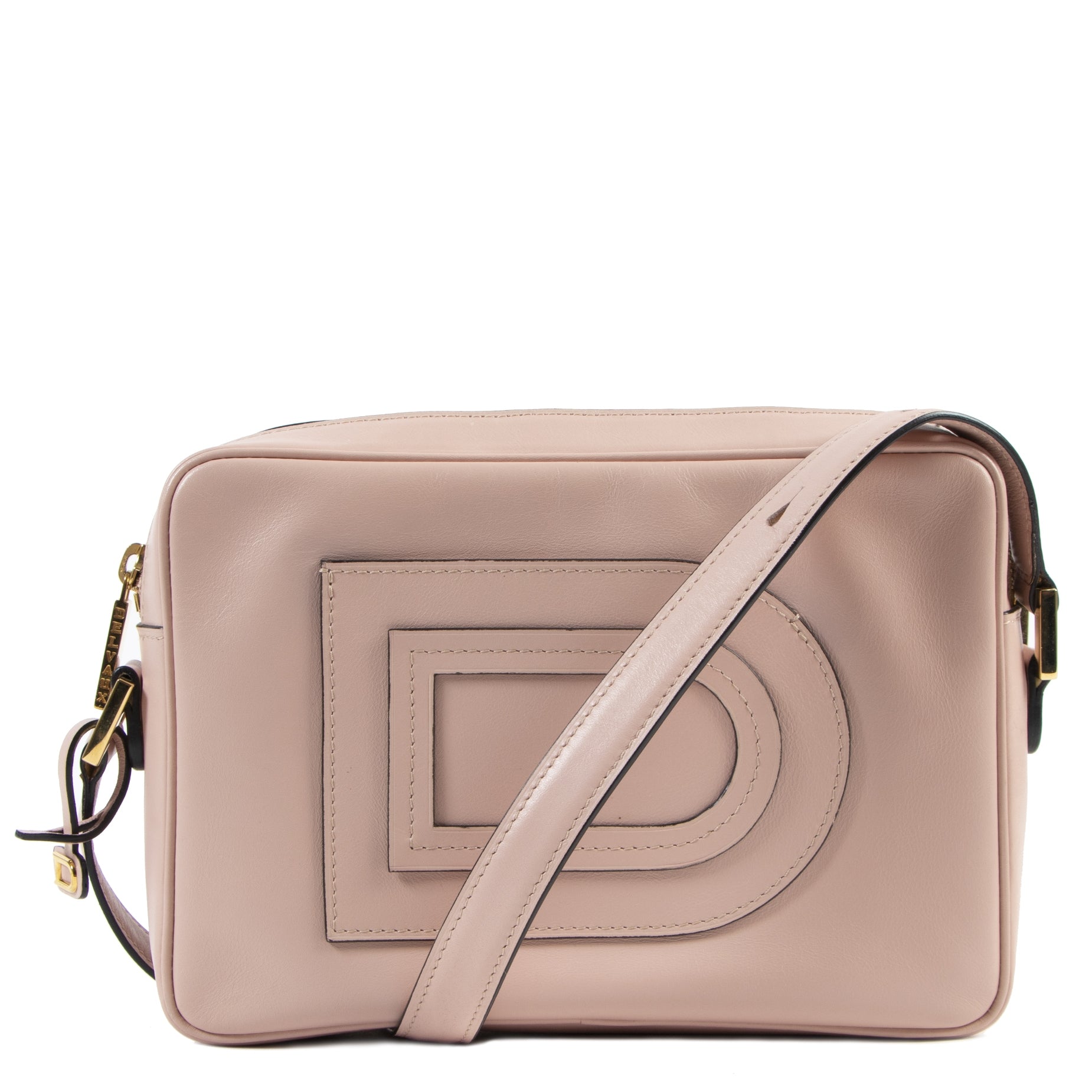 acheter en linge secondemaan Delvaux Louise Dusty Pink Crossbody Bag