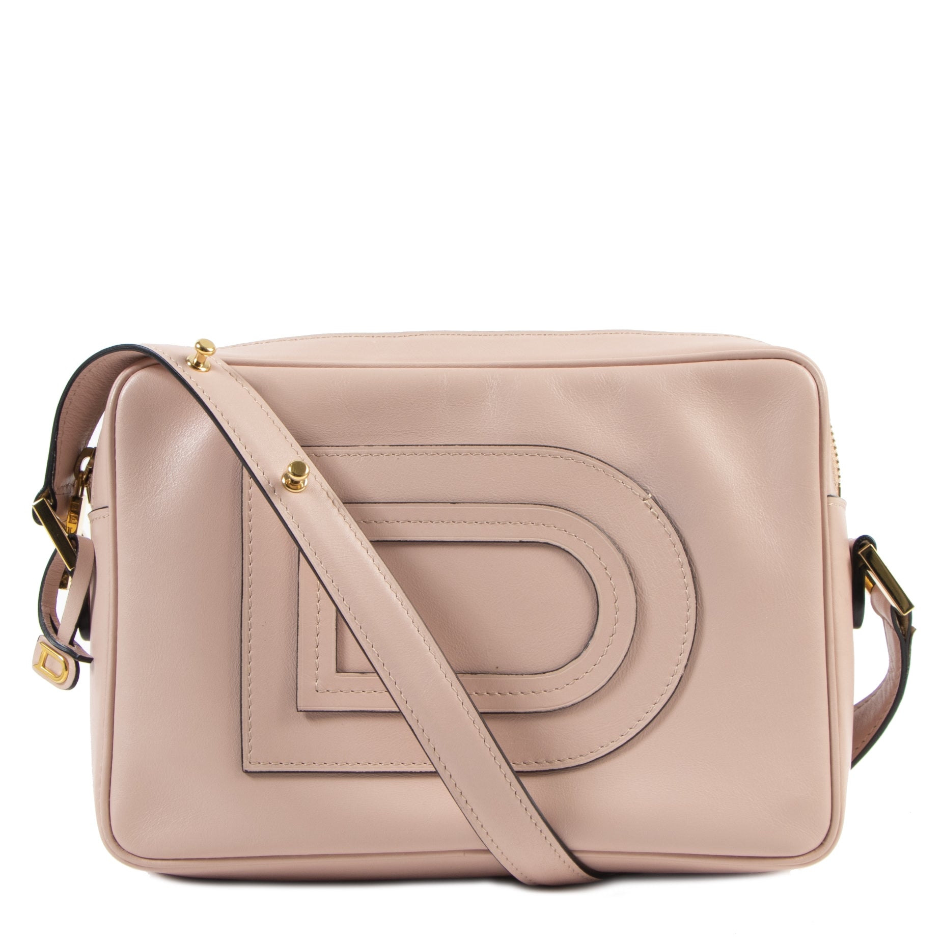 Delvaux Louise Dusty Pink Crossbody Bag