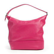 Authentieke Tweedehands Delvaux Fuchsia Every D Hobo Bag juiste prijs veilig online shoppen luxe merken webshop winkelen Antwerpen België mode fashion